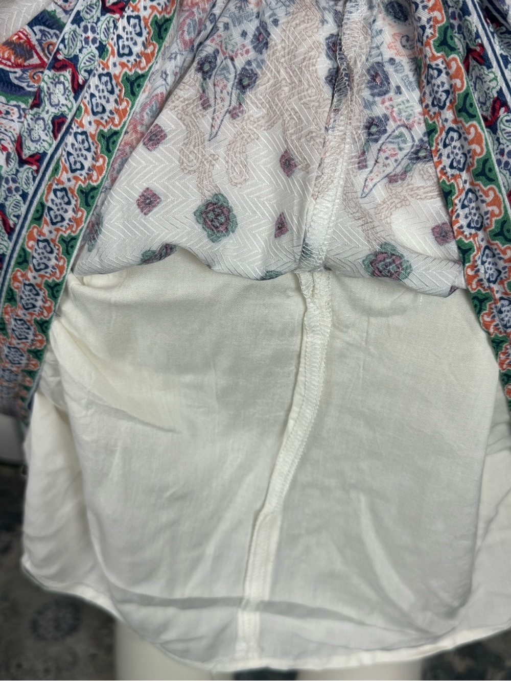 Hayden Boho Printed V-Neck Sundress Size Large NWT - Picture 8 of 12